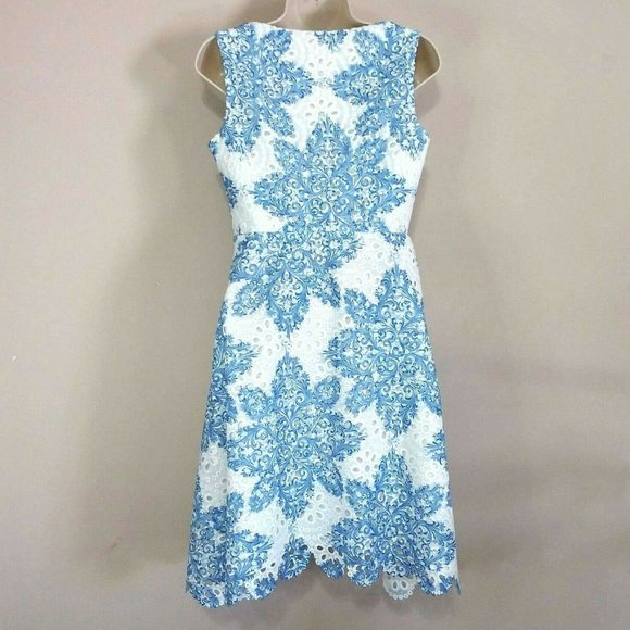 ☆☆SOLD☆☆ Eva Franco Starflower Scalloped Dress - Picture 3 of 8